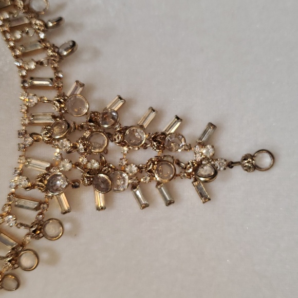 Vintage Gold Statement Necklace Sold As Is No Returns - Picture 2 of 4